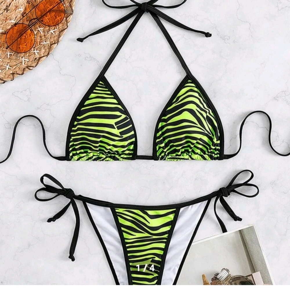Women's (XL) Cheeky/ Brazilian Cut Bikini - New
